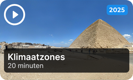 Blok met  klimaatzones
