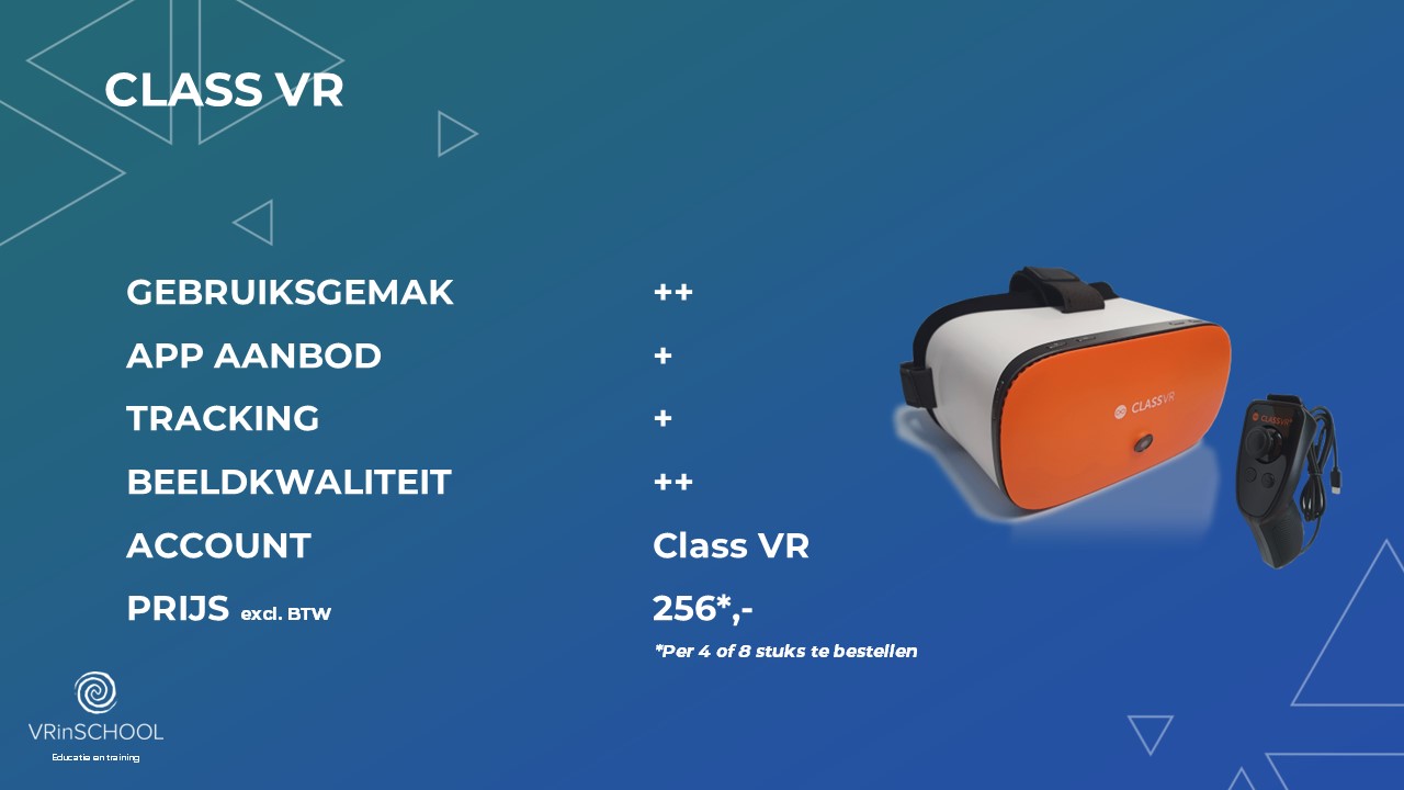 Class VR - VRinSCHOOL