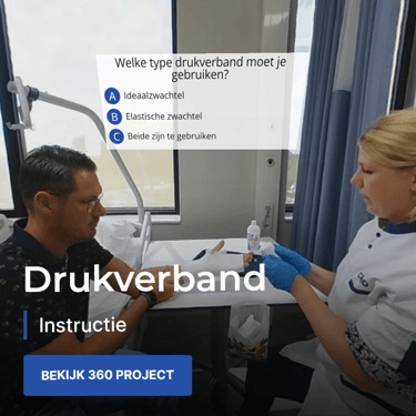 VR project Drukverband aanbrengen