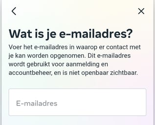 E-mailadres toevoegen