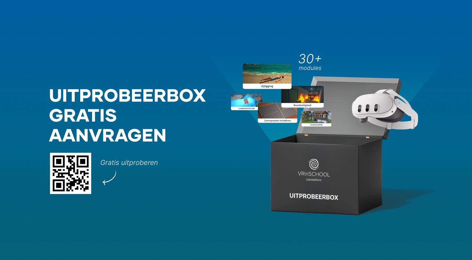 Uitproberen liggend Uitproberen liggend